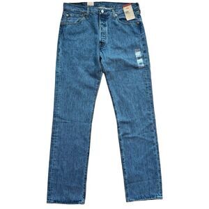 NEW Levi’s 501 Original Premium Jeans Denim Blue Size 34x34